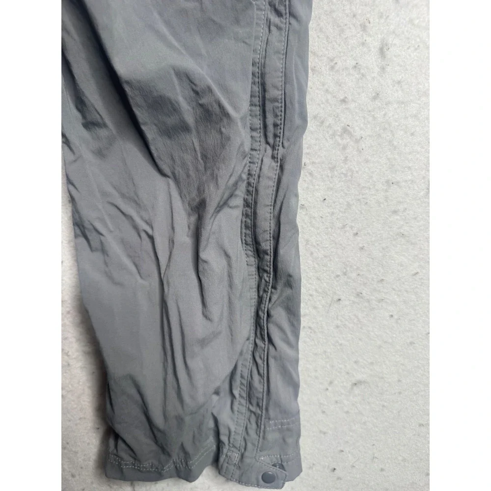 REI Co-op Mens Grey Convertible Zip Off Cargo Hiking Pants Lightweight Stretch